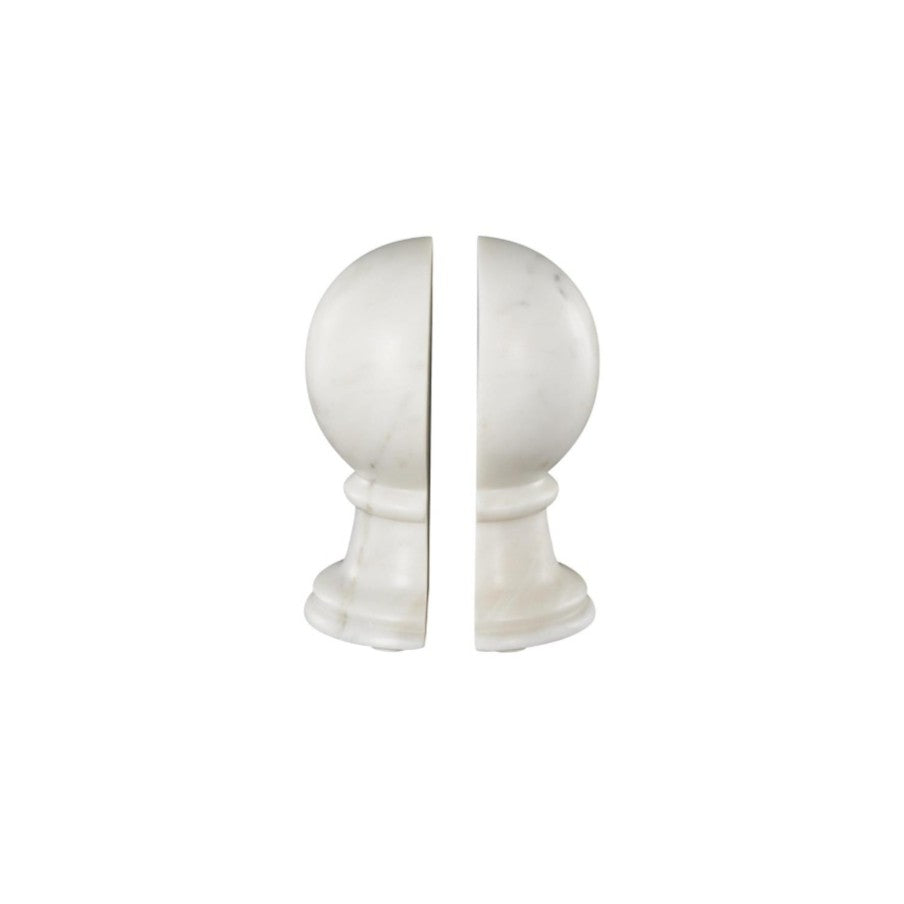 Marble Globe Bookends: Available at City Home PDX