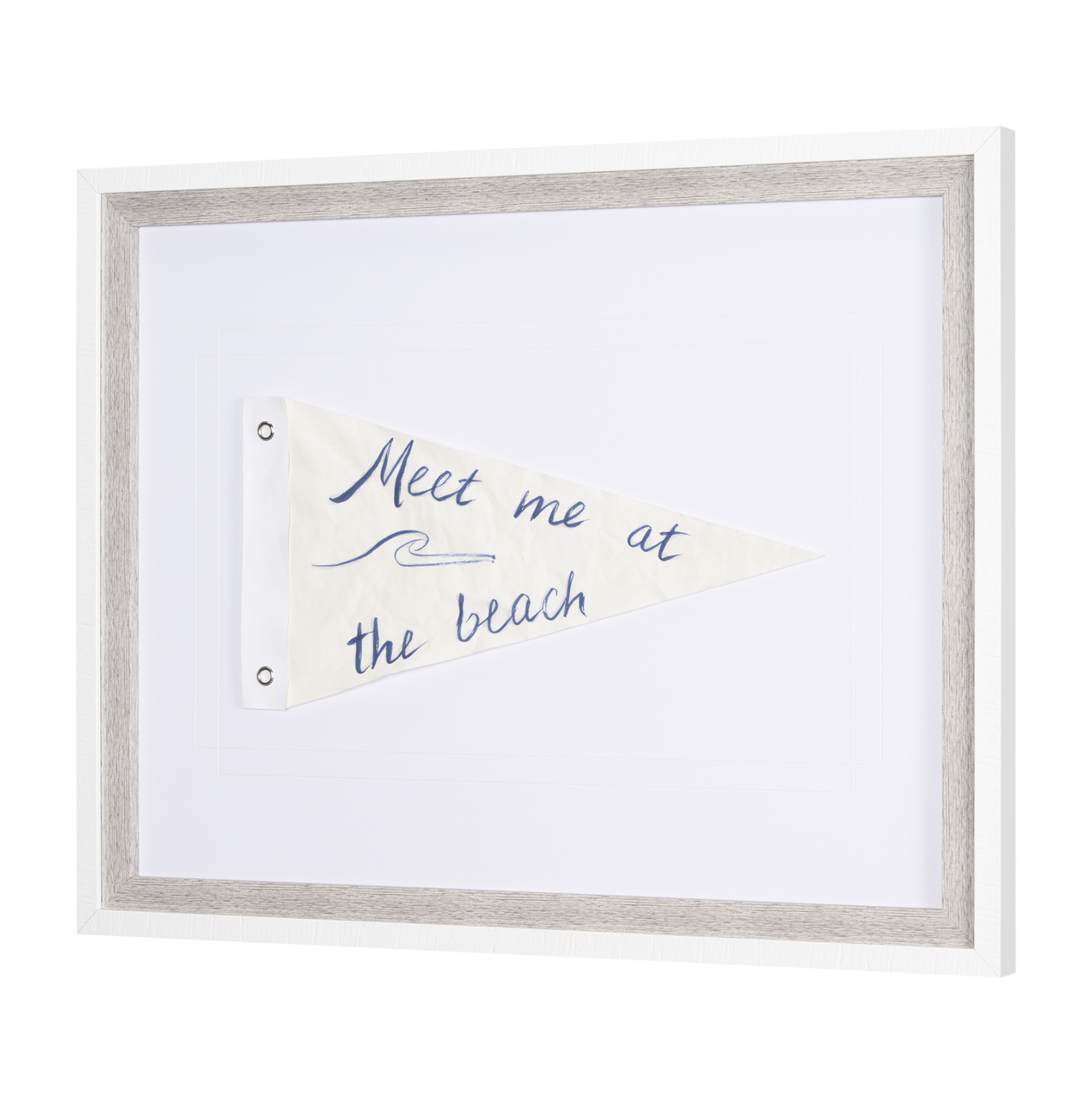 Meet Me at the Beach Framed Print: Product View