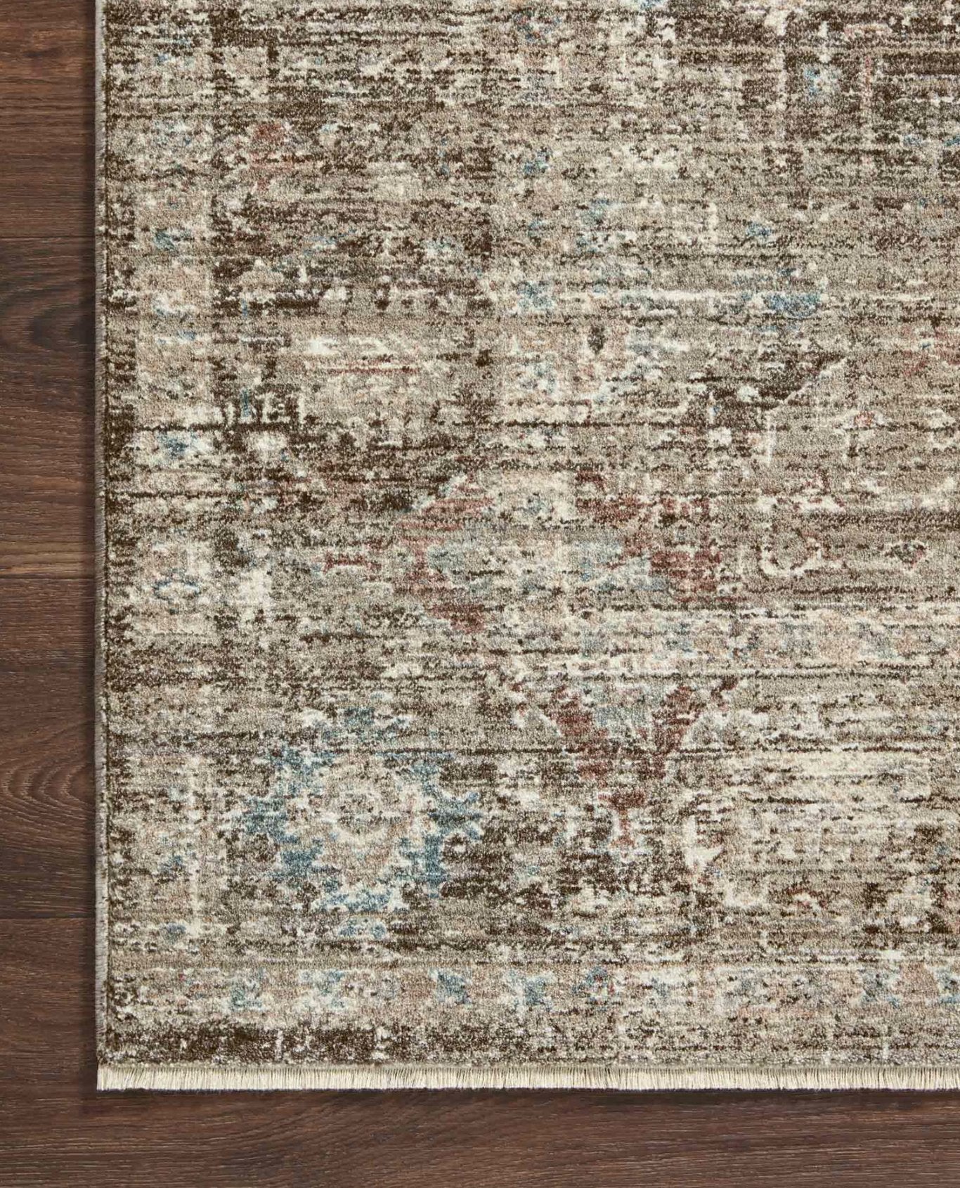 Magnolia Home by Joanna Gaines × Loloi Millie Rug in Charcoal/Dove: Product View