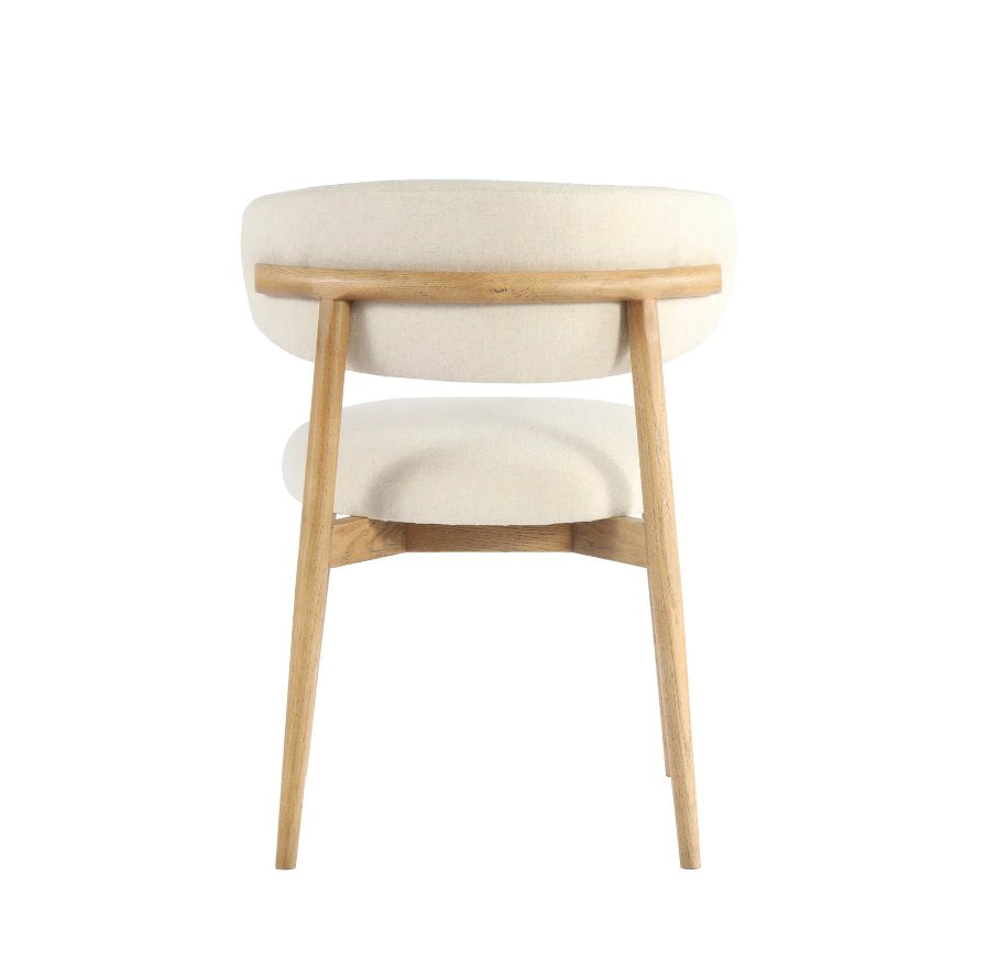 Milo Dining Chair: Product Back View