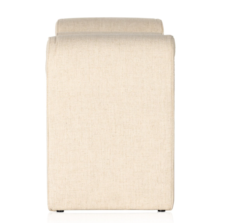 Mitchell Accent Bench: Product Side View