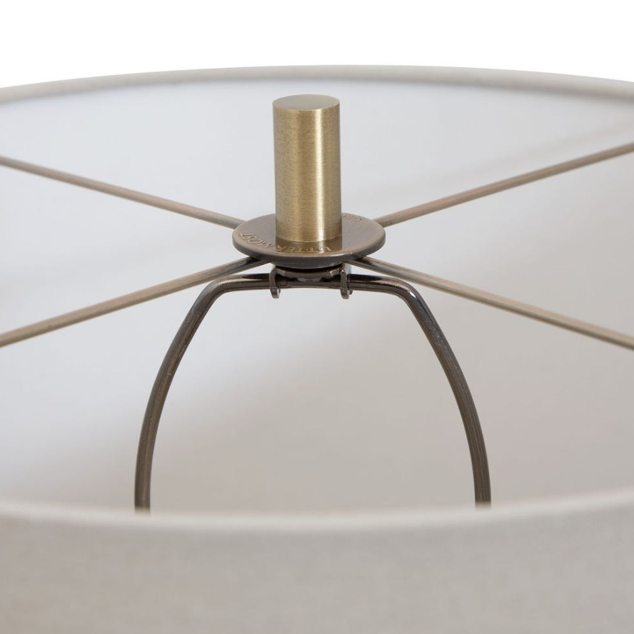 Monacan Table Lamp: Antique Brushed Brass Hardware