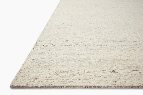 Amber Lewis x Loloi Mulholland Rug in Silver/Natural: Pile Height
