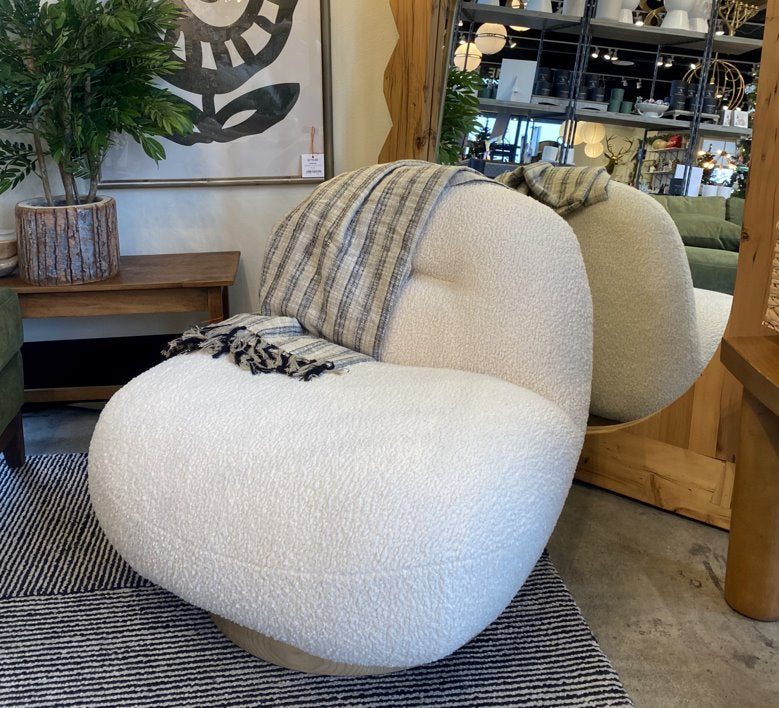 Madie Sherpa Chair: Available at City Home PDX