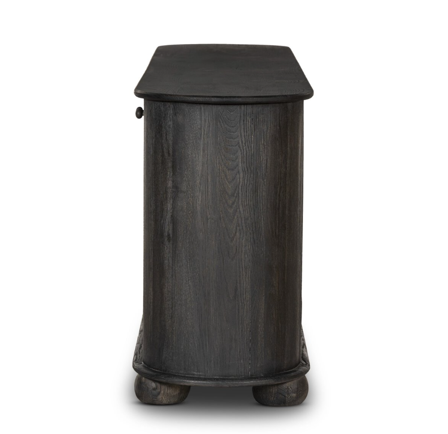 Amber Lewis X Four Hands Makai Sideboard-Black Oak: Product Side View