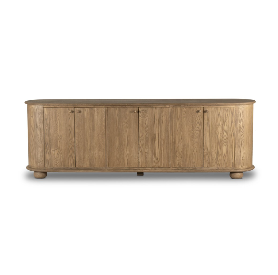 Amber Lewis X Four Hands Makai Sideboard-Light Wash Oak: Available at City Home PDX