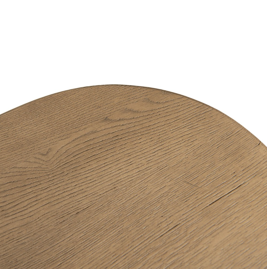 Amber Lewis X Four Hands Makai Sideboard-Light Wash Oak: 2nd Tabletop Corner View