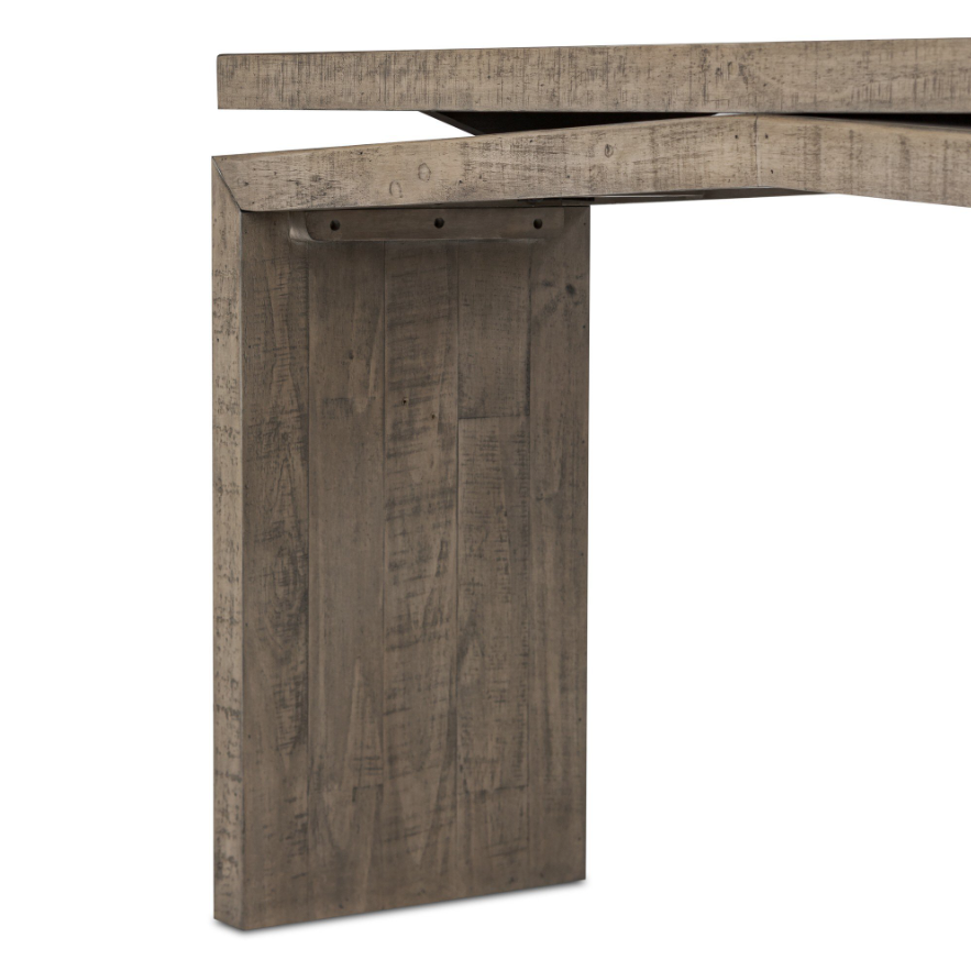 Matthes Console Table-Weathered Wheat: Up-Close Product View
