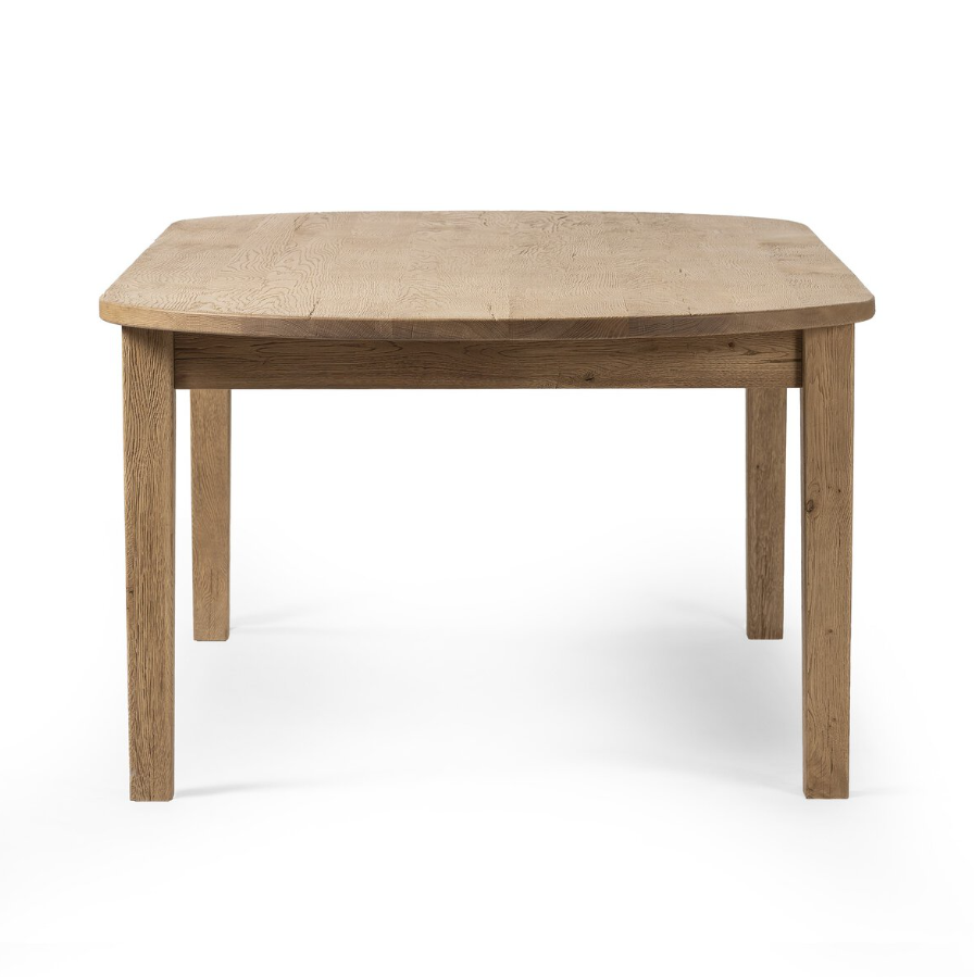 Amber Lewis X Four Hands Megan Dining Table: Product Side View