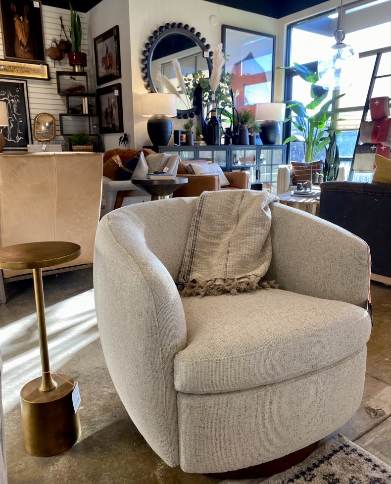 Milan Swivel Chair: Available at City Home PDX