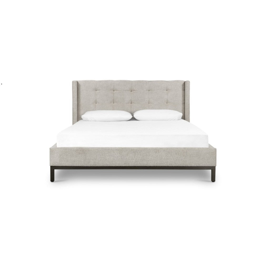 Newhall Bed-Plushtone Linen: Available at City Home PDX
