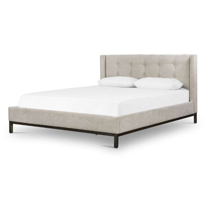 Newhall Bed-Plushtone Linen: Product View
