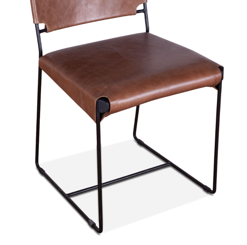 New York Dining Chair-Tobacco: Product Seat View