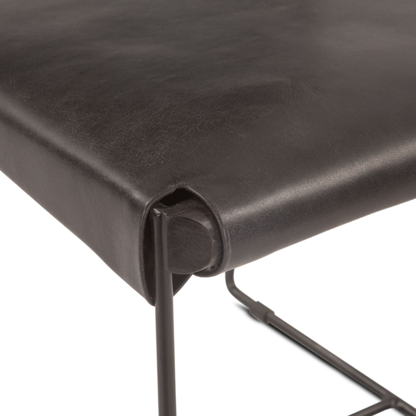 New York Dining Chair-Black: Product Corner View