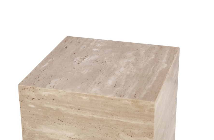 Nile 18" Drum Side Table: Product Tabletop View