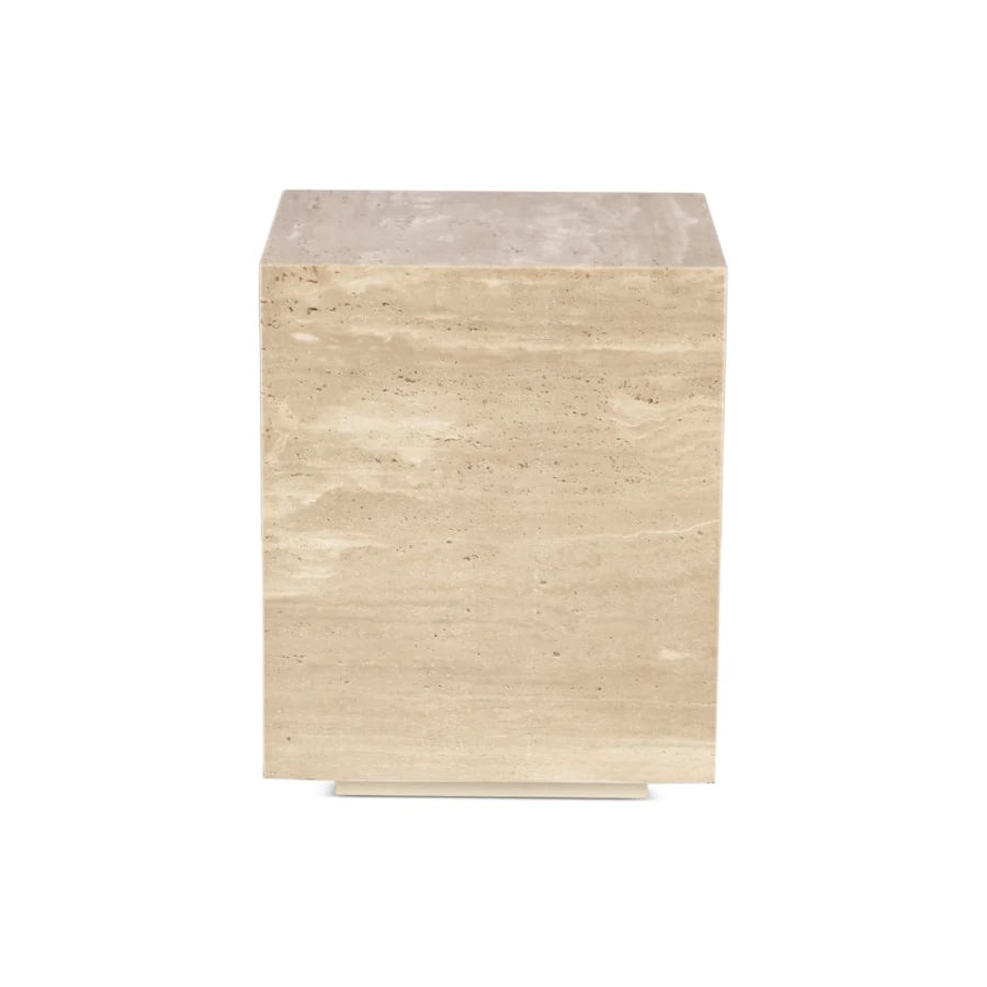 Nile 18" Drum Side Table: Available at City Home PDX