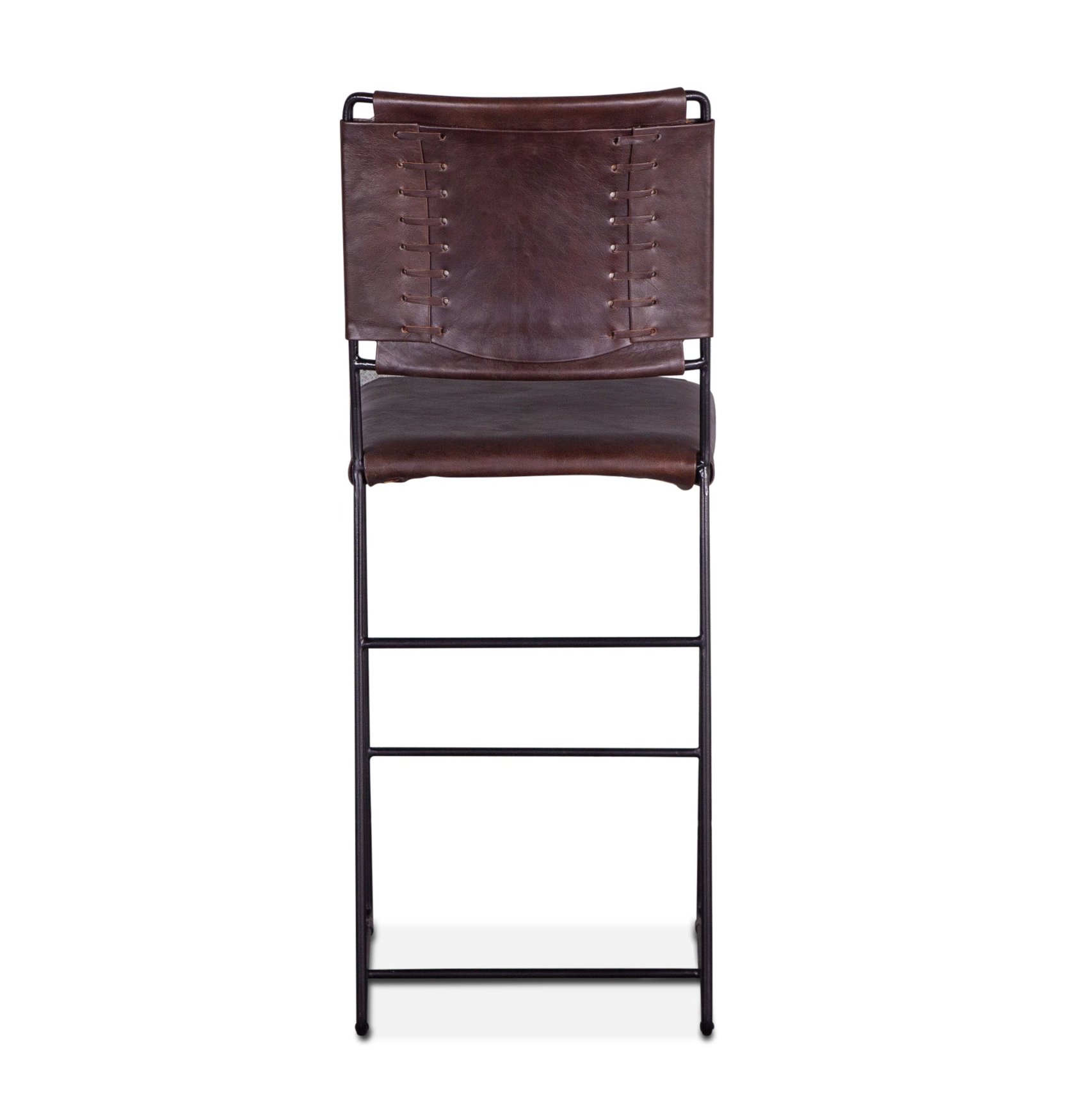 New York 17" Counter Chair-Chocolate: 2nd Product Back View