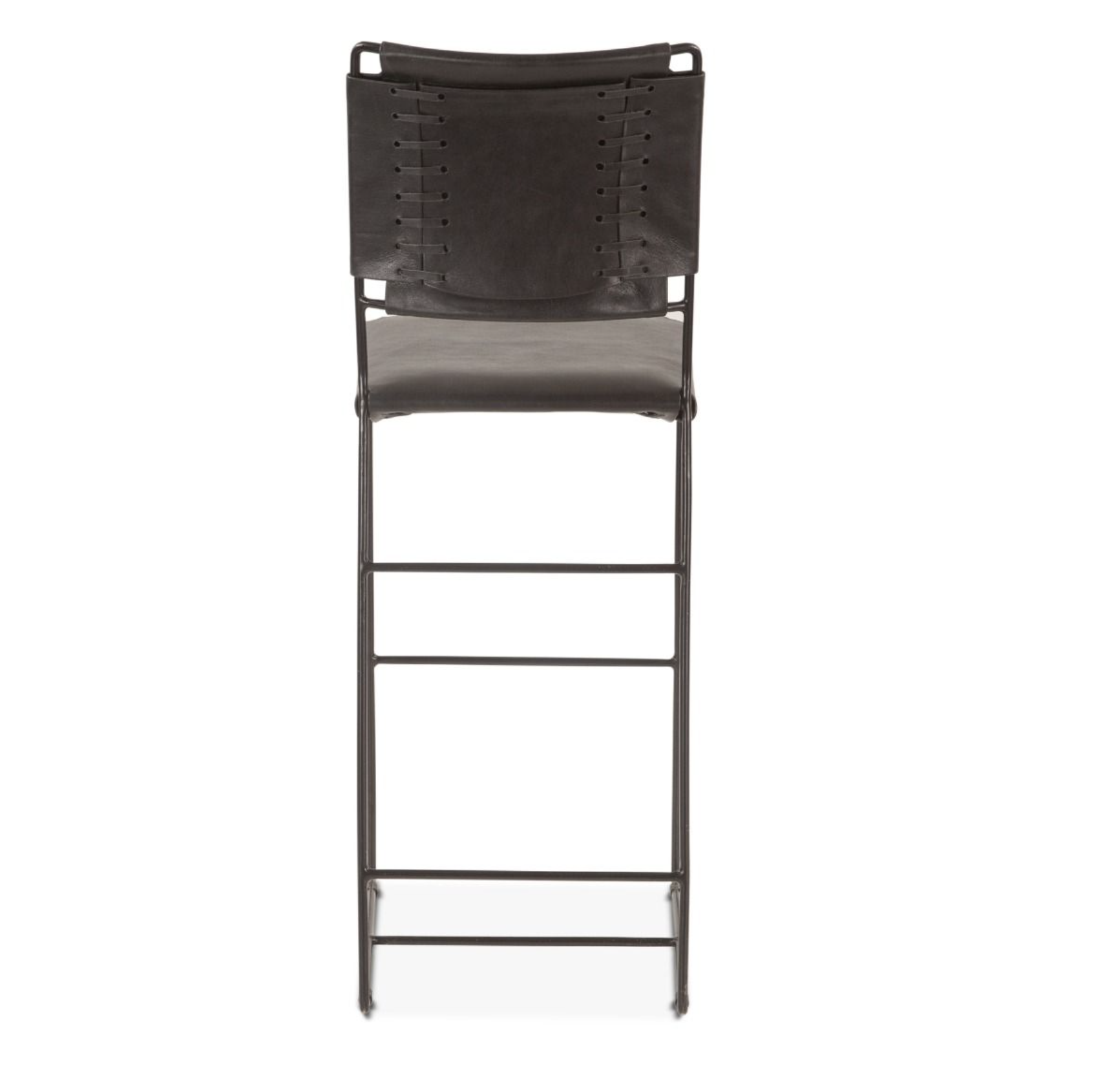 New York 18" Counter Chair-Black: Product Back View