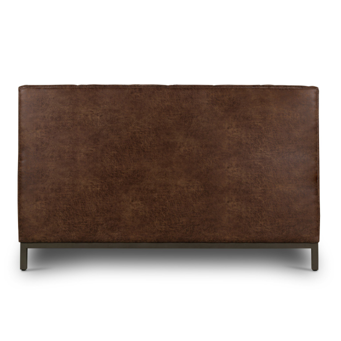 Newhall Bed-Vintage Tobacco: Product Back View