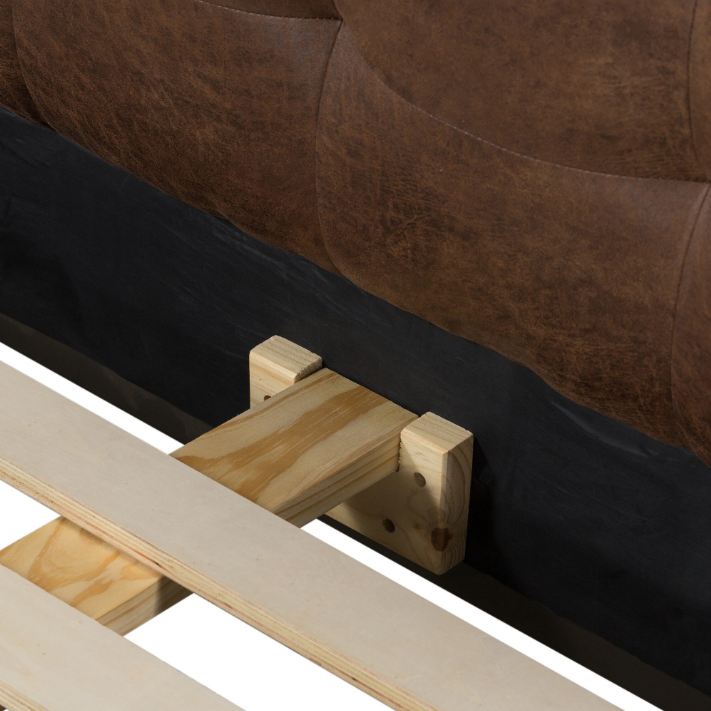Newhall Bed-Vintage Tobacco: 2nd Up-Close Product View