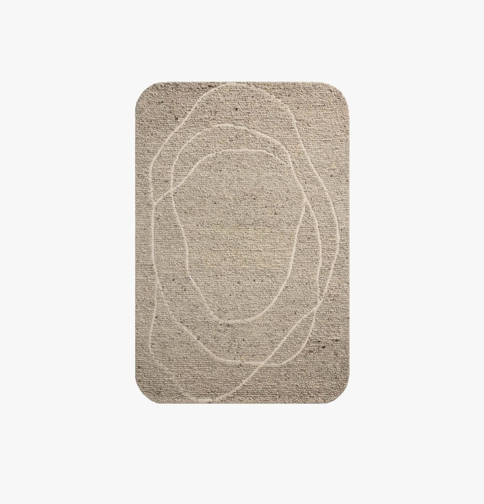 Otis Rug in Oatmeal/Ivory: Available at City Home PDX
