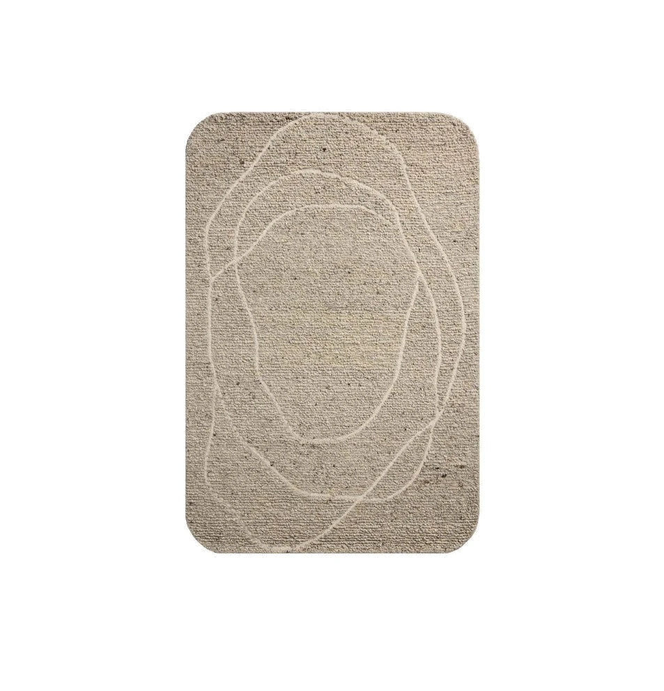 Otis Rug in Oatmeal/Ivory: Available at City Home PDX