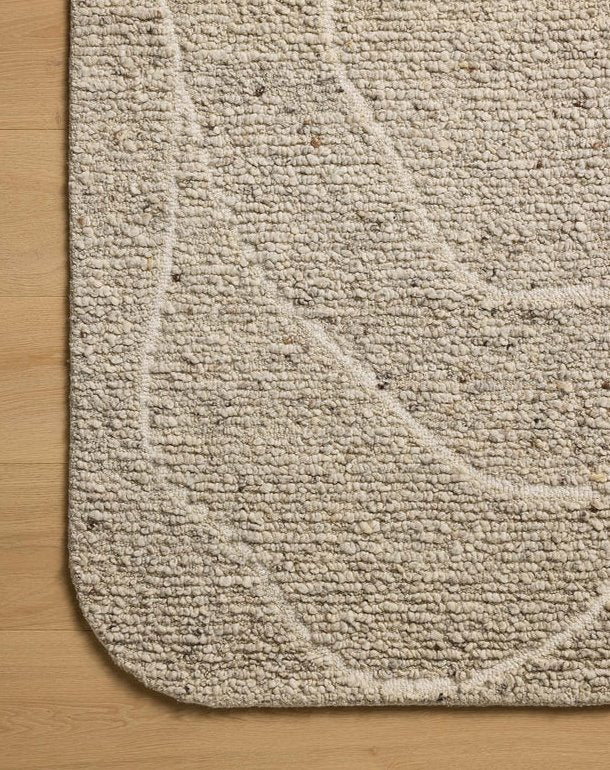 Otis Rug in Oatmeal/Ivory: Pattern View