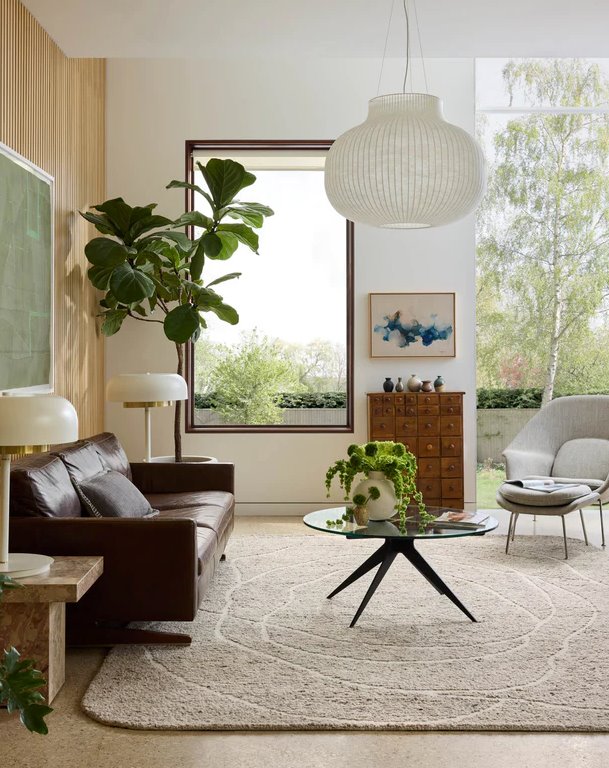 Otis Rug in Oatmeal/Ivory: Product Style View