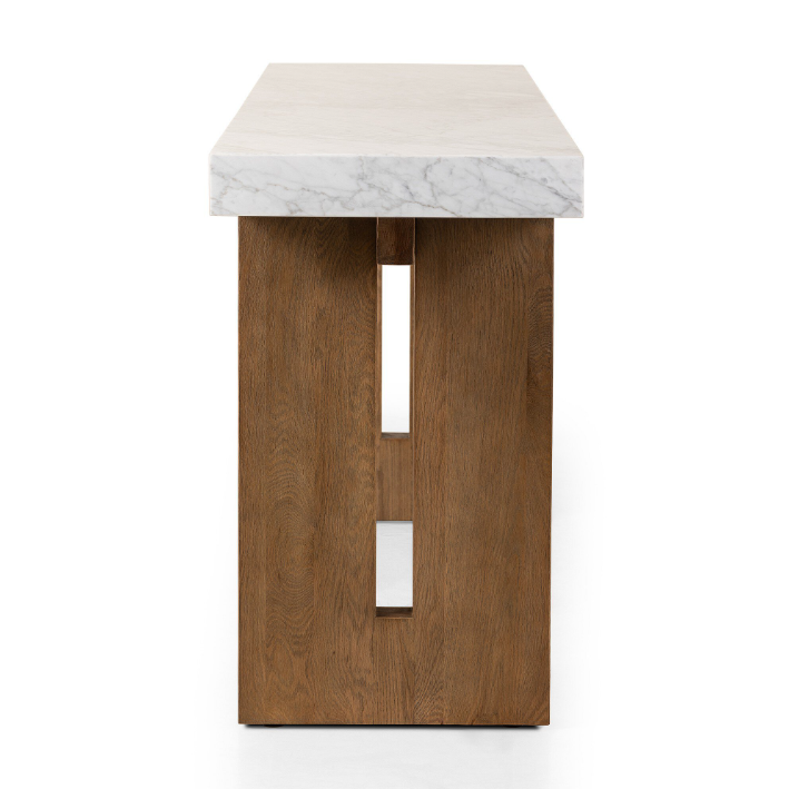 Olympia Console Table: Product Side View