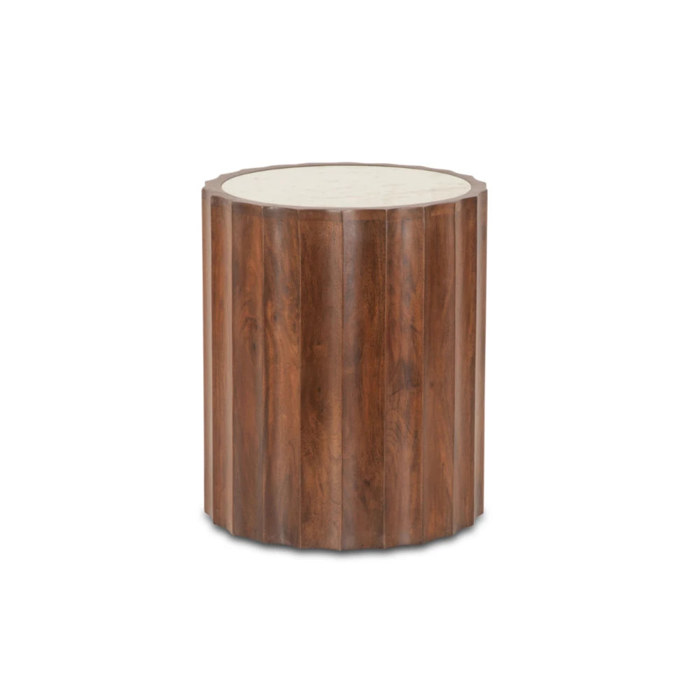 Palermo Round Side Table: Available at City Home PDX