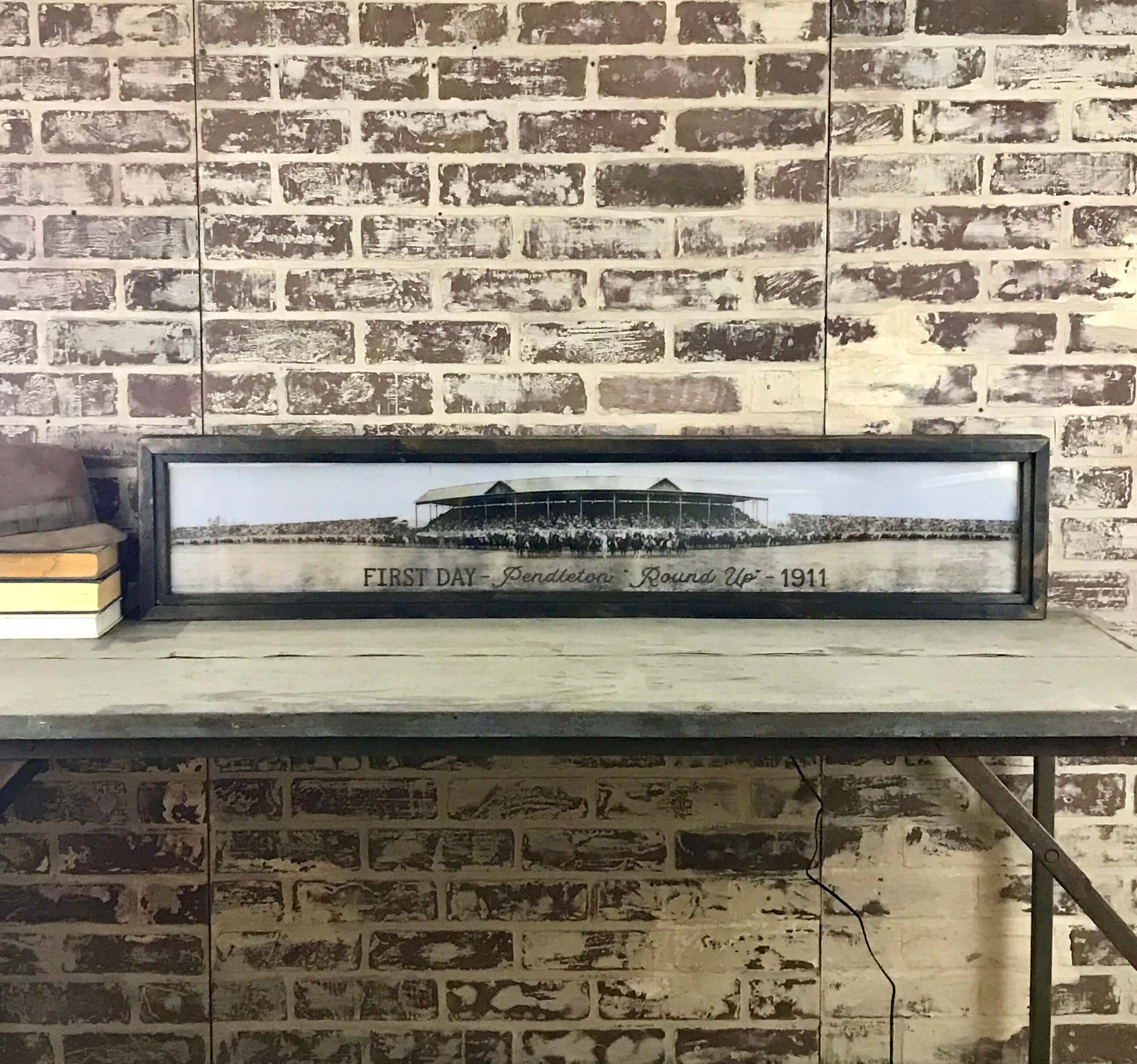 Pendleton First Day Back Lit Frame: Available at City Home PDX