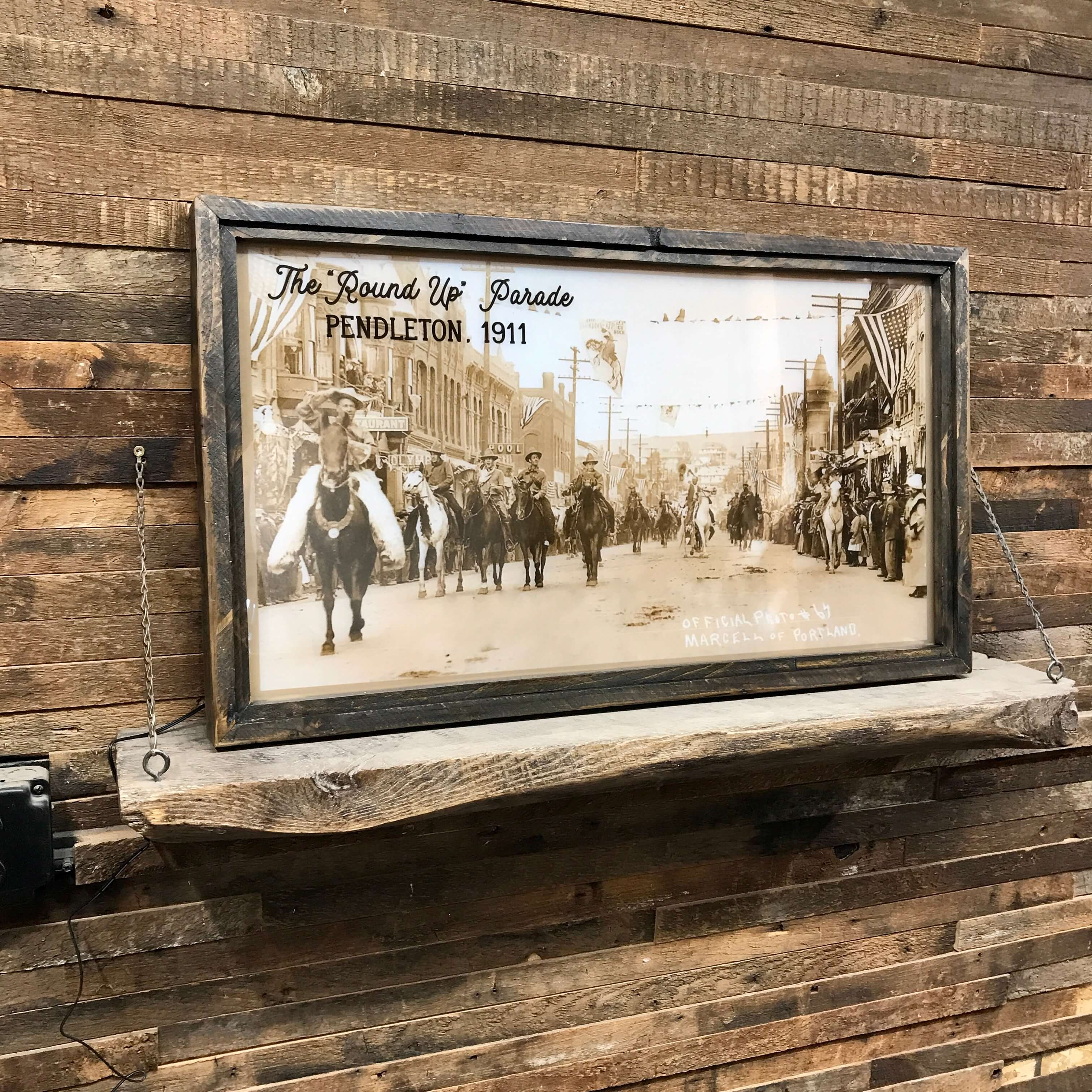 Pendleton Parade Back Lit Frame: Available at City Home PDX