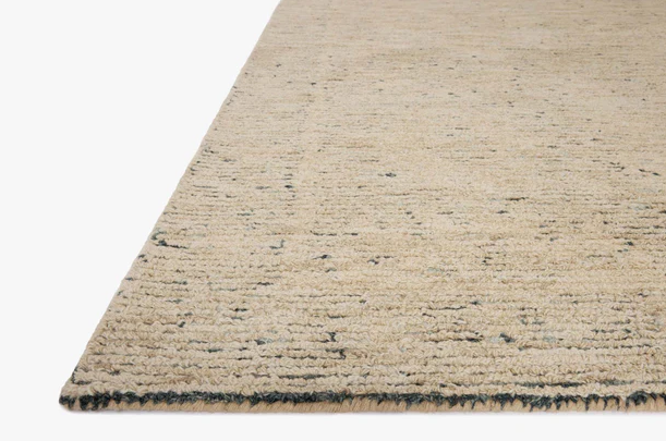 Penny Rug in Blue/Natural: Pile Height Product View