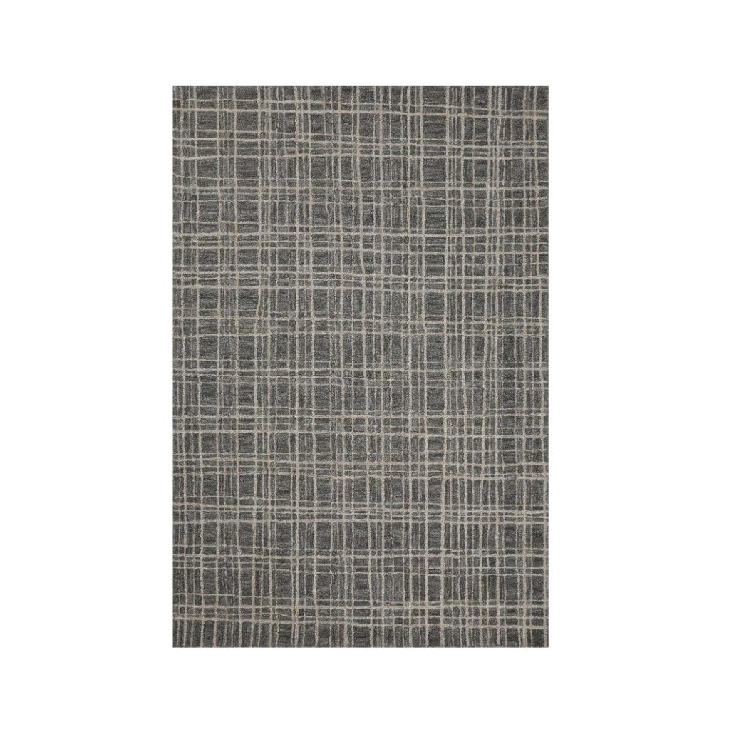 Chris Loves Julia Polly Rug in Graphite/Pebble: Available at City Home PDX