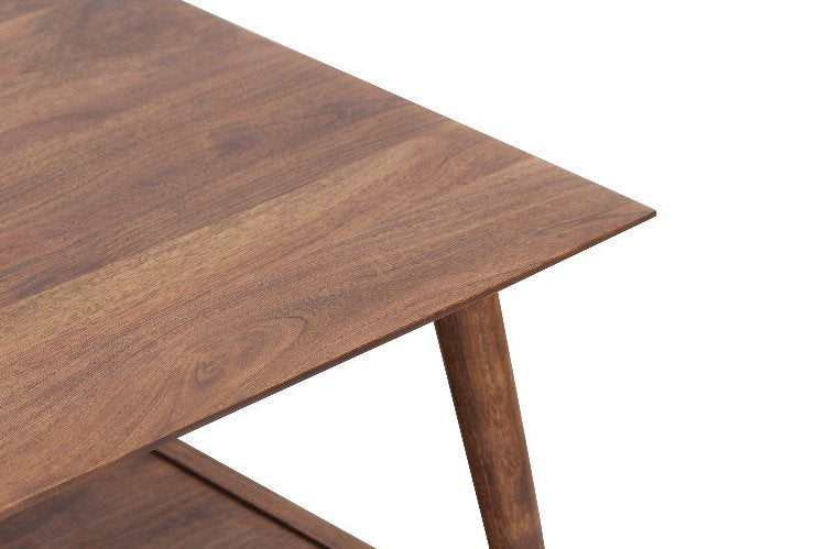 Portola Square Coffee Table-Walnut: Product Corner View