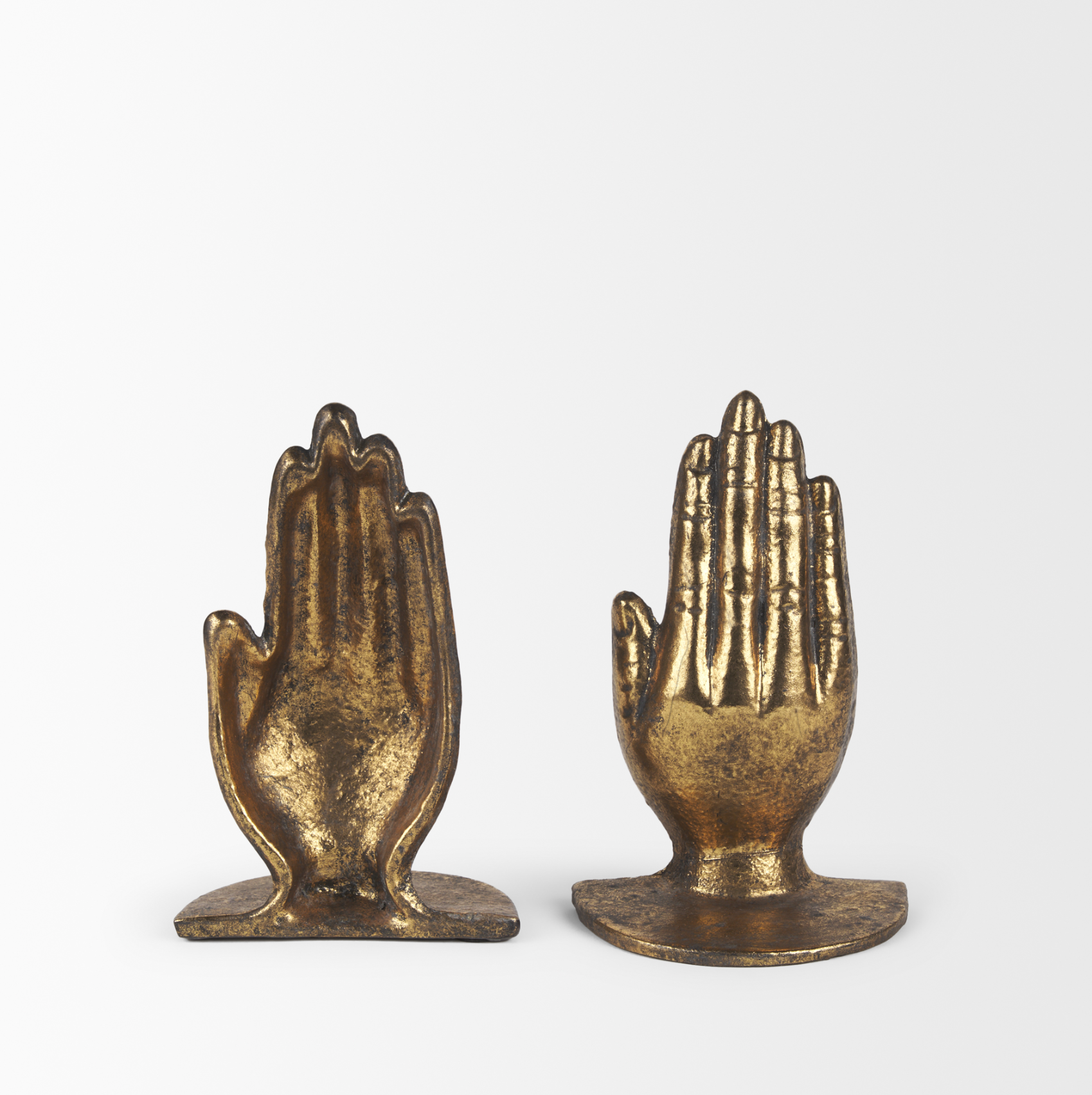 Praying Hands Bookends: Available at City Home PDX