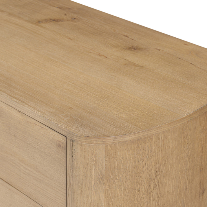 Paden 6 Drawer Dresser: Up-Close Product Corner View