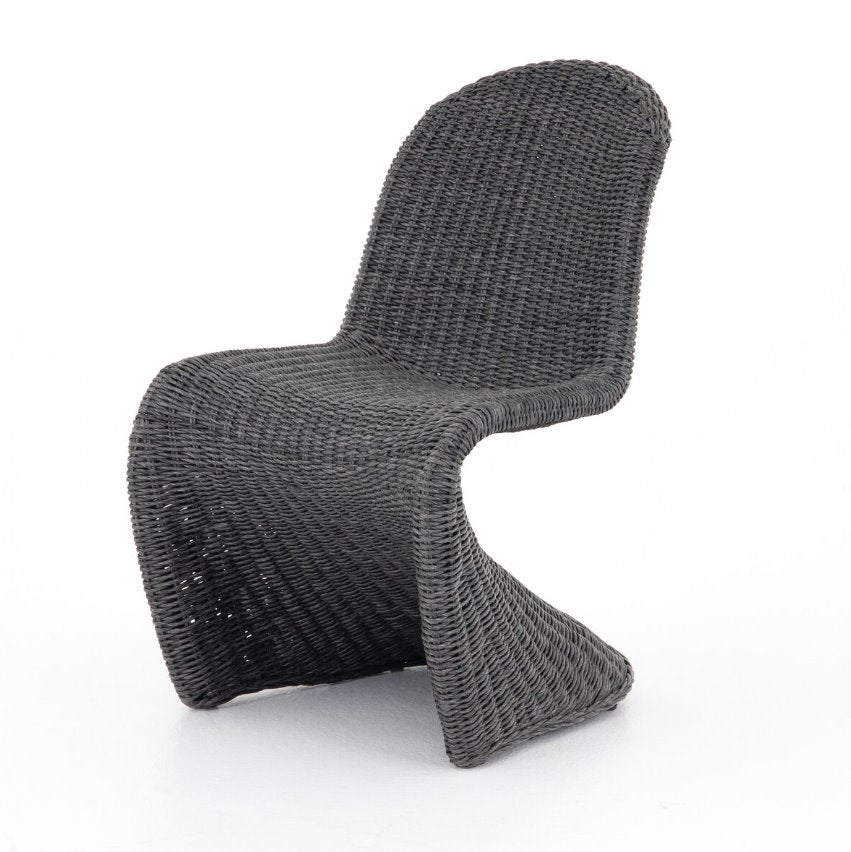 Portia Outdoor Dining Chair in Vintage Coal: Available at City Home PDX