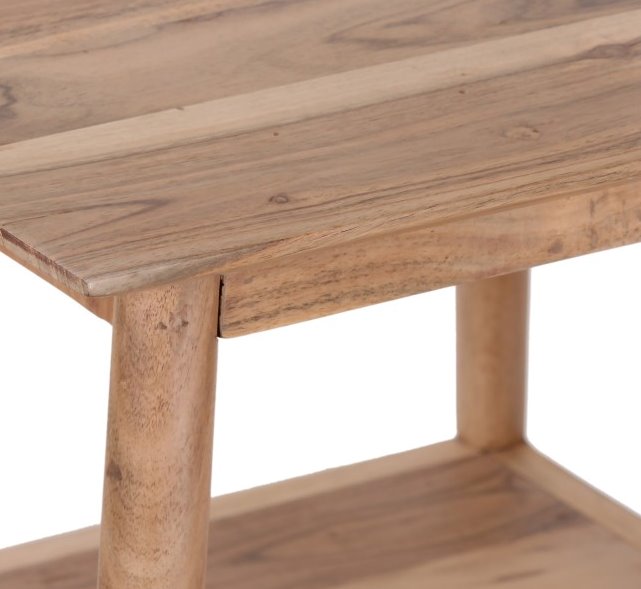 Portola End Table in Natural Finish: Up-Close Product View
