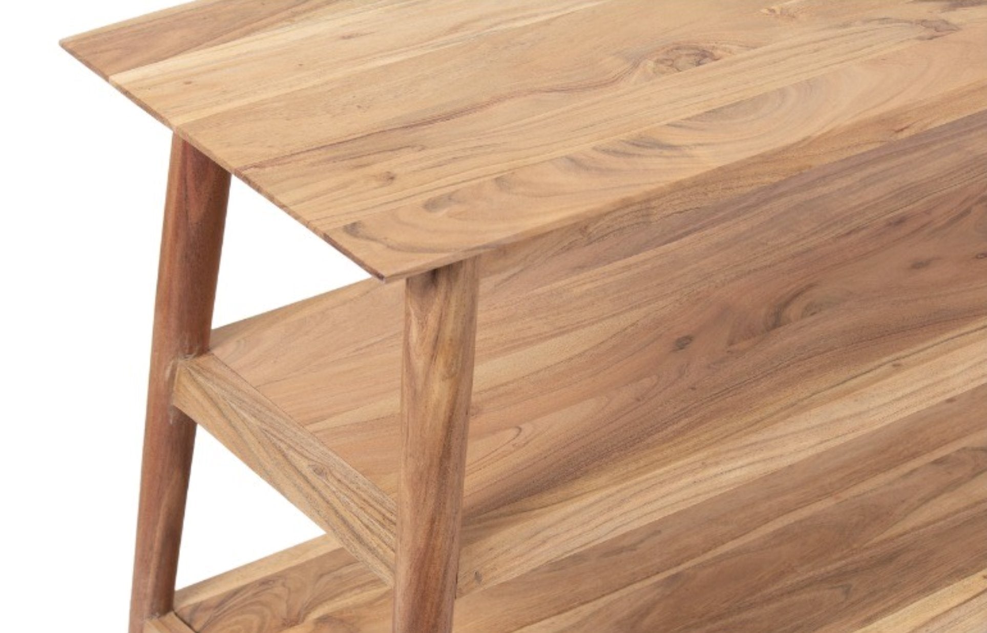 Portola TV Stand in Natural Finish: Up-Close Product View