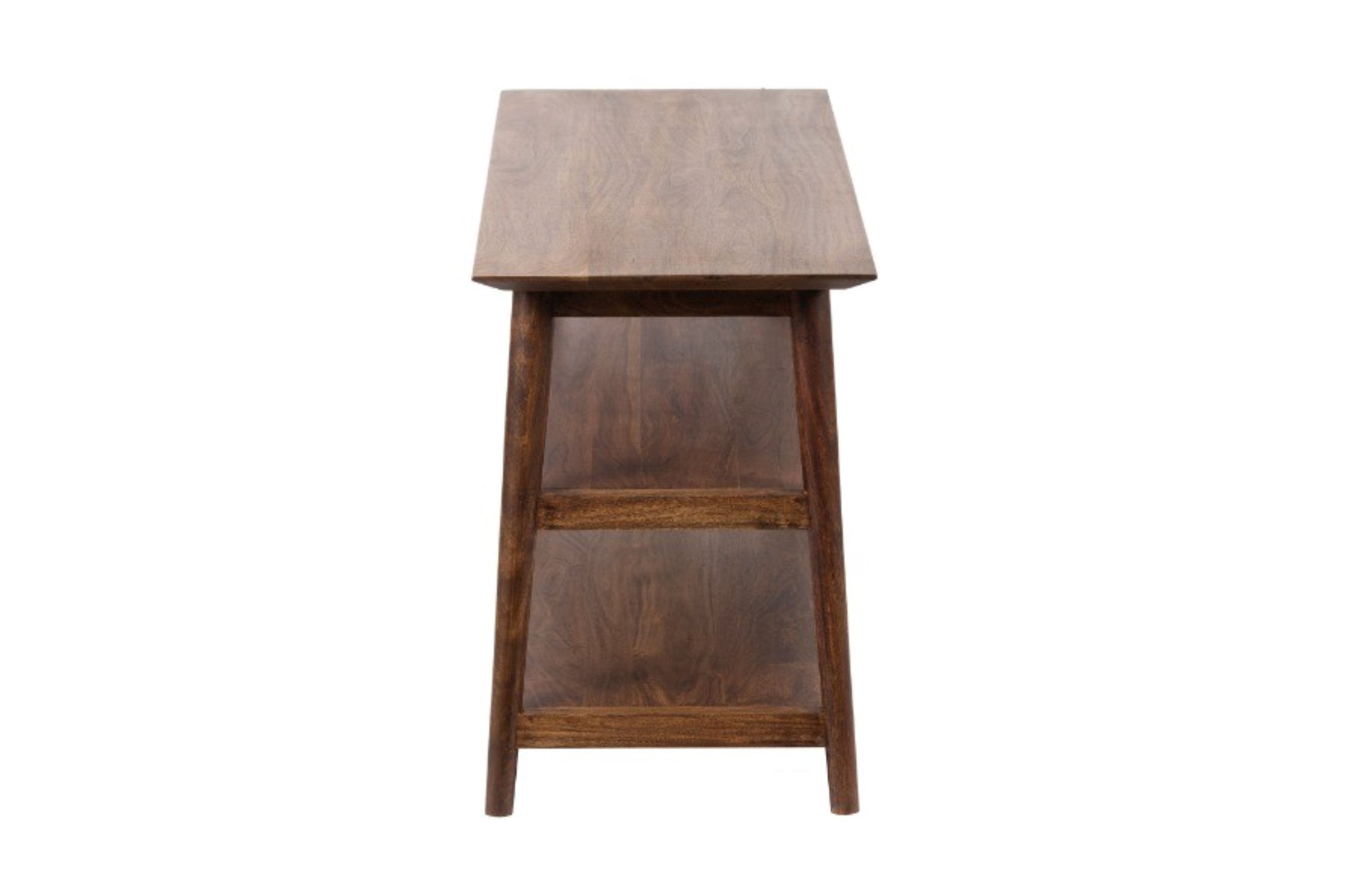 Portola TV Stand in Walnut Finish: Product Side View