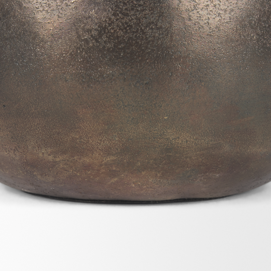 Quade Textured Metal Planters: Product Base View