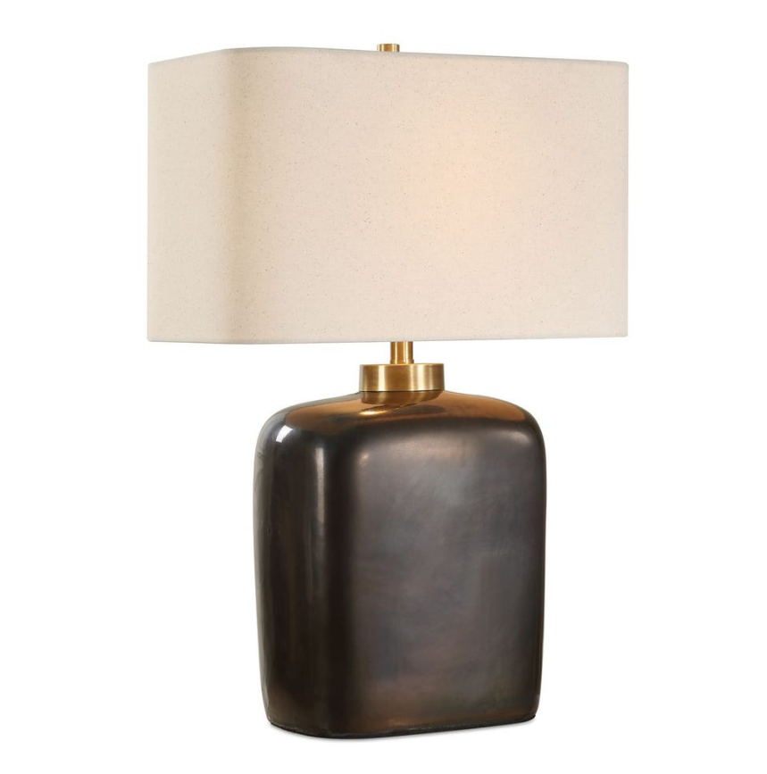 Quentin Table Lamp: Light-On Product Side View