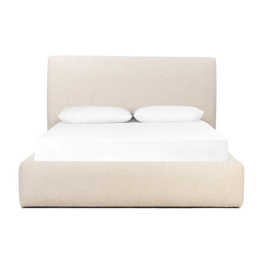 Quincy King Bed-Lisbon Cream: Available at City Home PDX