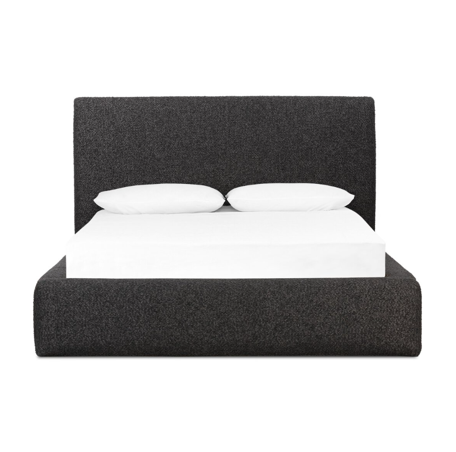 Quincy King Bed-Lisbon Charcoal: Available at City Home PDX