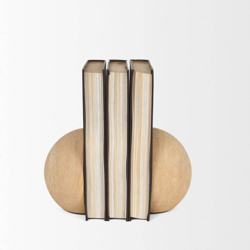 Rahmi Orb Bookends: Available at City Home PDX