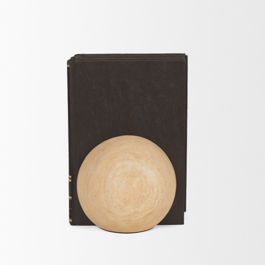 Rahmi Orb Bookends: Product Side View