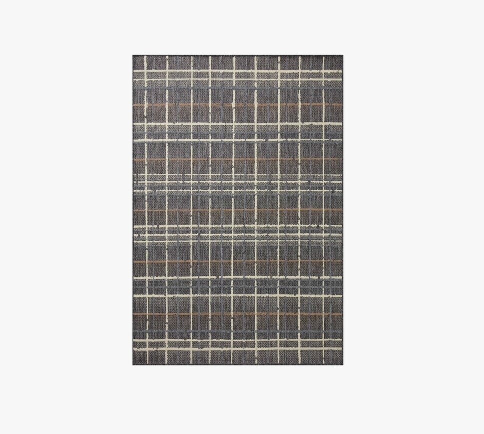 Rainer Rug in Charcoal/Multi: Available at City Home PDX