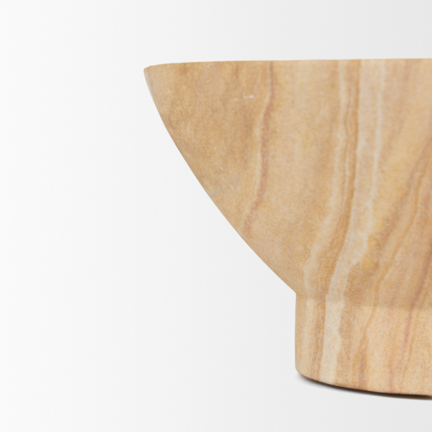 Ramira Pedestal Bowl: Up-Close Front Product View