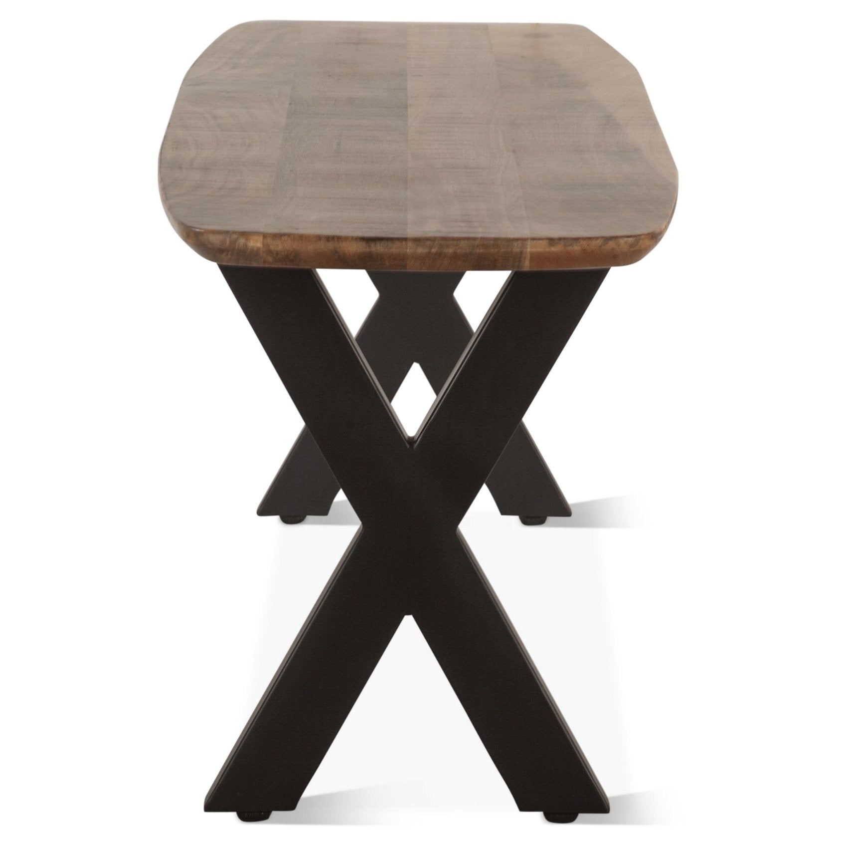 Rapallo 60" Bench: Product Side View